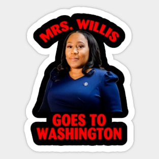 Mrs. Willis Goes to Washington Sticker